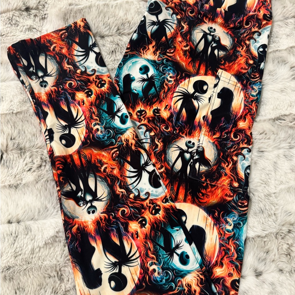 Flaming Love NBC Leggings with Pockets